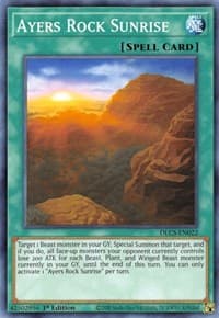 Ayers Rock Sunrise - Dragons of Legend: The Complete Series - YuGiOh card