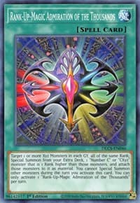 Rank-Up-Magic Admiration of the Thousands - Dragons of Legend: The Complete Series - YuGiOh card