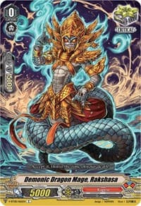Demonic Dragon Mage, Rakshasa - V-BT08: Silverdust Blaze - Cardfight Vanguard card