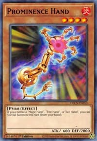 Prominence Hand - Dragons of Legend: The Complete Series - YuGiOh card