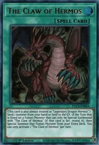 The Claw of Hermos - Dragons of Legend: The Complete Series - YuGiOh card