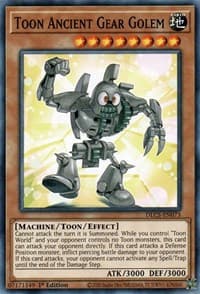 Toon Ancient Gear Golem - Dragons of Legend: The Complete Series - YuGiOh card