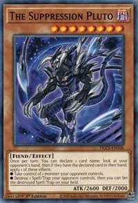 The Suppression Pluto - Dragons of Legend: The Complete Series - YuGiOh card