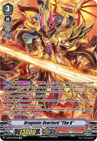 Dragonic Overlord "The X" (SP) - V-BT08: Silverdust Blaze - Cardfight Vanguard card
