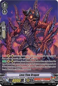 Lava Flow Dragon (SP) - V-BT08: Silverdust Blaze - Cardfight Vanguard card