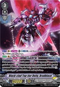 Black-clad Top-tier Deity, Bradblack (SP) - V-BT08: Silverdust Blaze - Cardfight Vanguard card