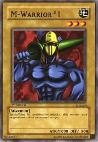 M-Warrior #1 - The Legend of Blue Eyes White Dragon - YuGiOh card