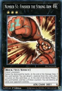 Number 51: Finisher the Strong Arm - Dragons of Legend: The Complete Series - YuGiOh card