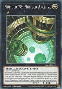 Number 78: Number Archive - Dragons of Legend: The Complete Series - YuGiOh card