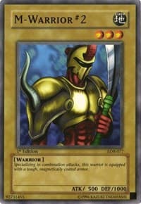 M-Warrior #2 - The Legend of Blue Eyes White Dragon - YuGiOh card