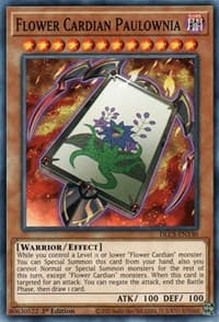 Flower Cardian Paulownia - Dragons of Legend: The Complete Series - YuGiOh card