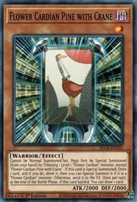 Flower Cardian Pine with Crane - Dragons of Legend: The Complete Series - YuGiOh card