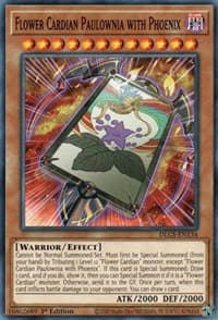 Flower Cardian Paulownia with Phoenix - Dragons of Legend: The Complete Series - YuGiOh card