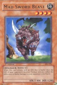 Mad Sword Beast - Pharaoh's Servant - YuGiOh card
