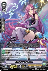 Weather Girl, Must - V Promo Cards - Cardfight Vanguard card