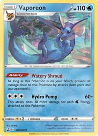 Vaporeon - SWSH072 - SWSH: Sword & Shield Promo Cards - Pokemon card