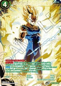 Prince of Destruction Vegeta, Prideful Warrior (SPR) - Vermilion Bloodline - Dragon Ball Super: Masters card