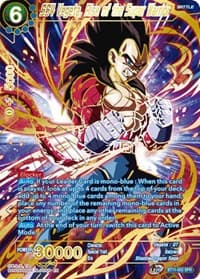 SS4 Vegeta, Rise of the Super Warrior (SPR) - Vermilion Bloodline - Dragon Ball Super: Masters card