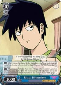 Ritsu: Dinnertime - Mob Psycho 100 - Weiss Schwarz card