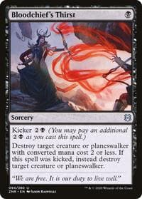 Bloodchief's Thirst - Zendikar Rising - Magic: The Gathering card