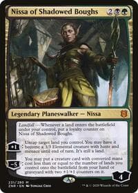 Nissa of Shadowed Boughs - Zendikar Rising - Magic: The Gathering card