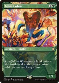 Lotus Cobra (Showcase) - Zendikar Rising - Magic: The Gathering card