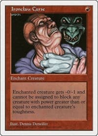 Ironclaw Curse - Fifth Edition - Magic: The Gathering card