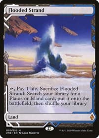 Flooded Strand - Zendikar Rising Expeditions - Magic: The Gathering card