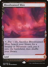 Bloodstained Mire - Zendikar Rising Expeditions - Magic: The Gathering card