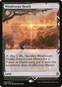 Windswept Heath - Zendikar Rising Expeditions - Magic: The Gathering card