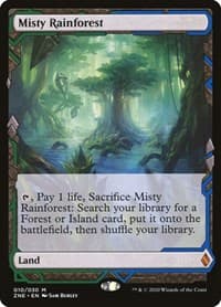 Misty Rainforest - Zendikar Rising Expeditions - Magic: The Gathering card