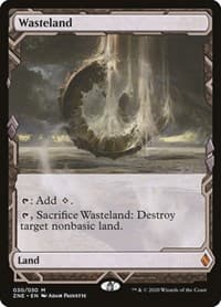 Wasteland - Zendikar Rising Expeditions - Magic: The Gathering card