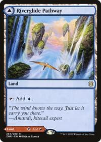 Riverglide Pathway - Zendikar Rising - Magic: The Gathering card