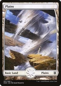 Plains (267) - Full Art - Zendikar Rising - Magic: The Gathering card