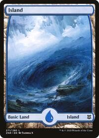 Island (271) - Full Art - Zendikar Rising - Magic: The Gathering card