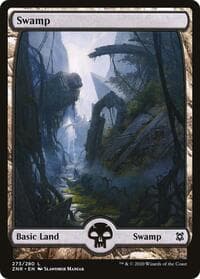 Swamp (273) - Full Art - Zendikar Rising - Magic: The Gathering card