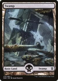 Swamp (274) - Full Art - Zendikar Rising - Magic: The Gathering card
