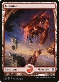 Mountain (276) - Full Art - Zendikar Rising - Magic: The Gathering card