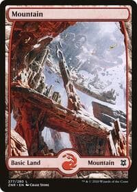 Mountain (277) - Full Art - Zendikar Rising - Magic: The Gathering card