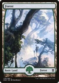 Forest (278) - Full Art - Zendikar Rising - Magic: The Gathering card