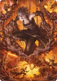 Nahiri, Heir of the Ancients Art Card (4/81) - Art Series: Zendikar Rising - Magic: The Gathering card