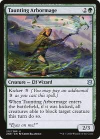 Taunting Arbormage - Zendikar Rising - Magic: The Gathering card