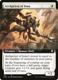 Archpriest of Iona (Extended Art) - Zendikar Rising - Magic: The Gathering card