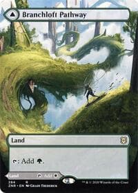 Branchloft Pathway (Borderless) - Zendikar Rising - Magic: The Gathering card