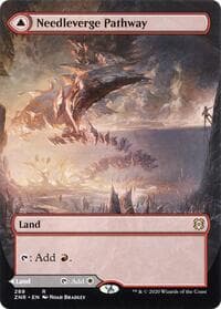 Needleverge Pathway (Borderless) - Zendikar Rising - Magic: The Gathering card