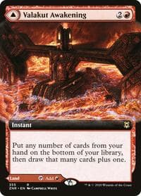Valakut Awakening (Extended Art) - Zendikar Rising - Magic: The Gathering card