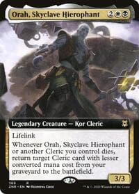 Orah, Skyclave Hierophant (Extended Art) - Zendikar Rising - Magic: The Gathering card
