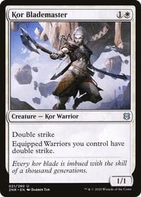 Kor Blademaster - Zendikar Rising - Magic: The Gathering card