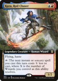 Kaza, Roil Chaser (Extended Art) - Zendikar Rising - Magic: The Gathering card
