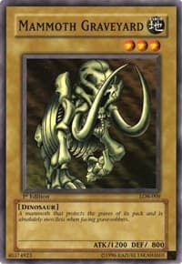 Mammoth Graveyard - The Legend of Blue Eyes White Dragon - YuGiOh card